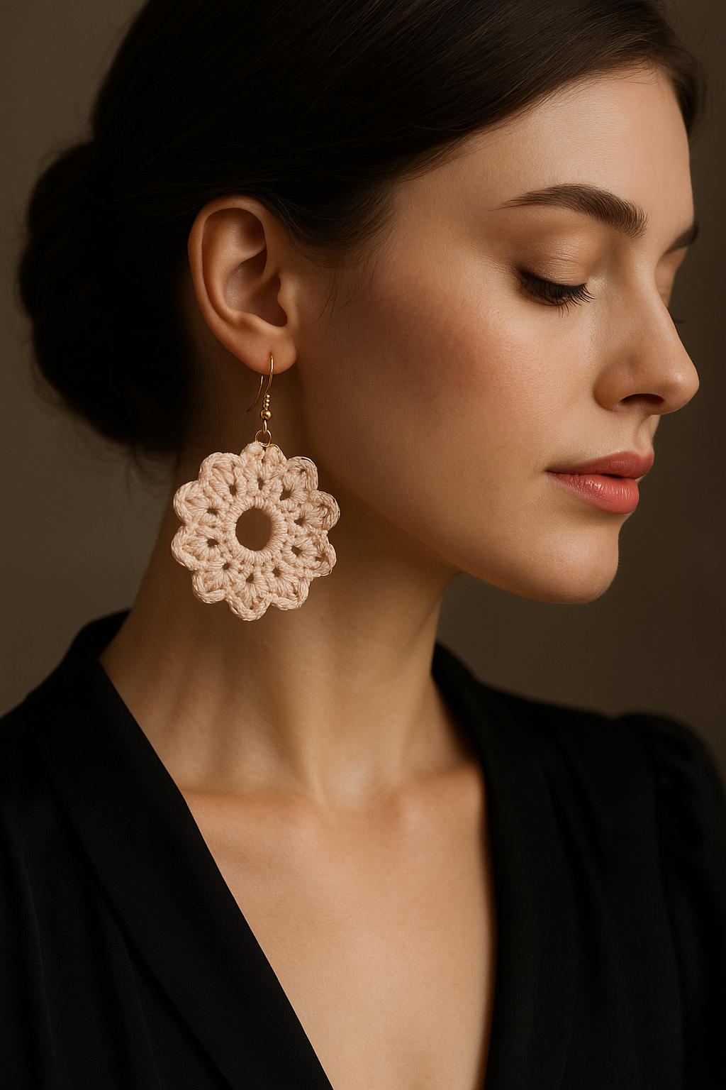 Elegant Crochet Earrings Showcase